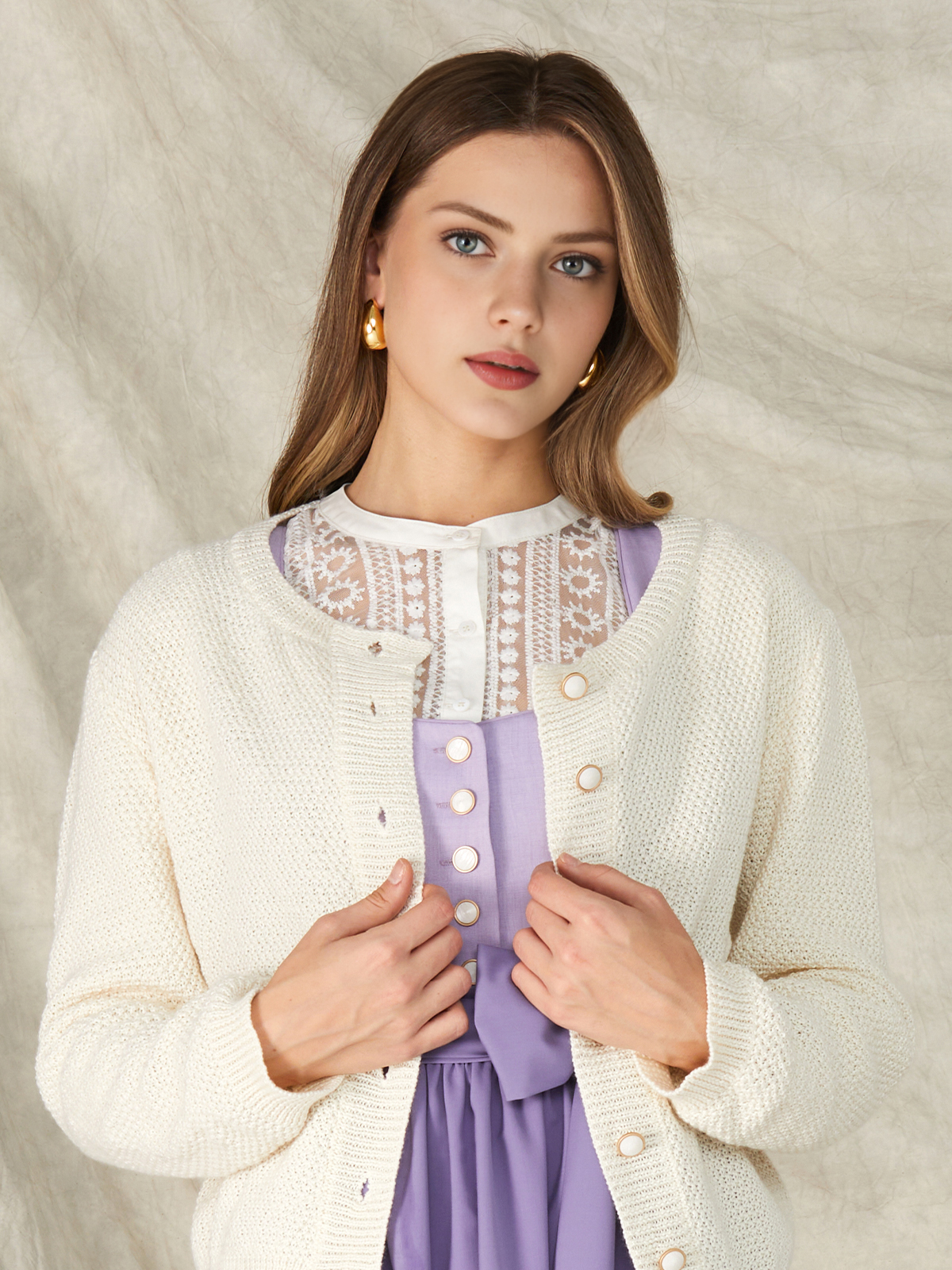 Wildleder Dirndl in Weiß
