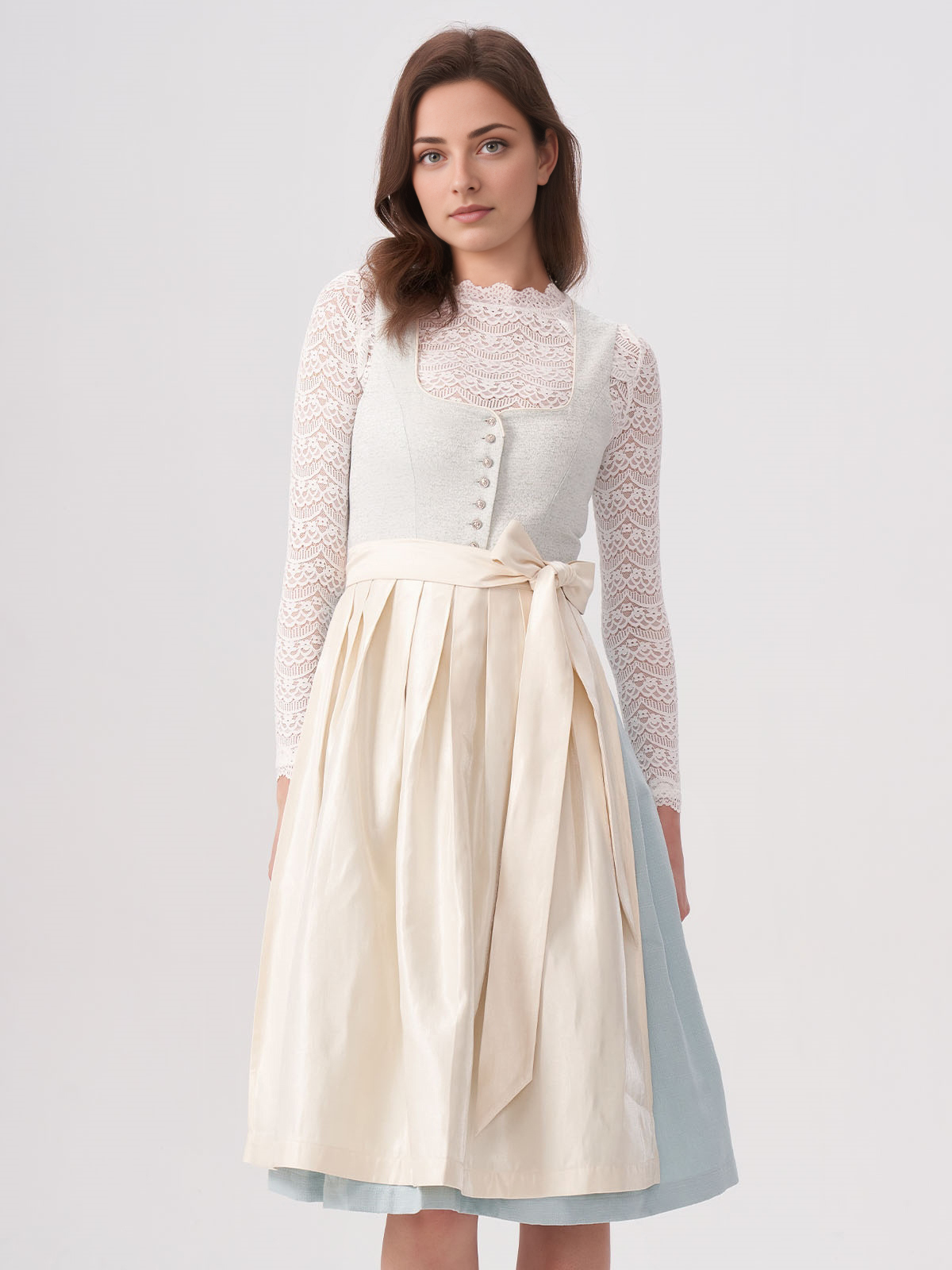 Modernes Dirndl in Blau