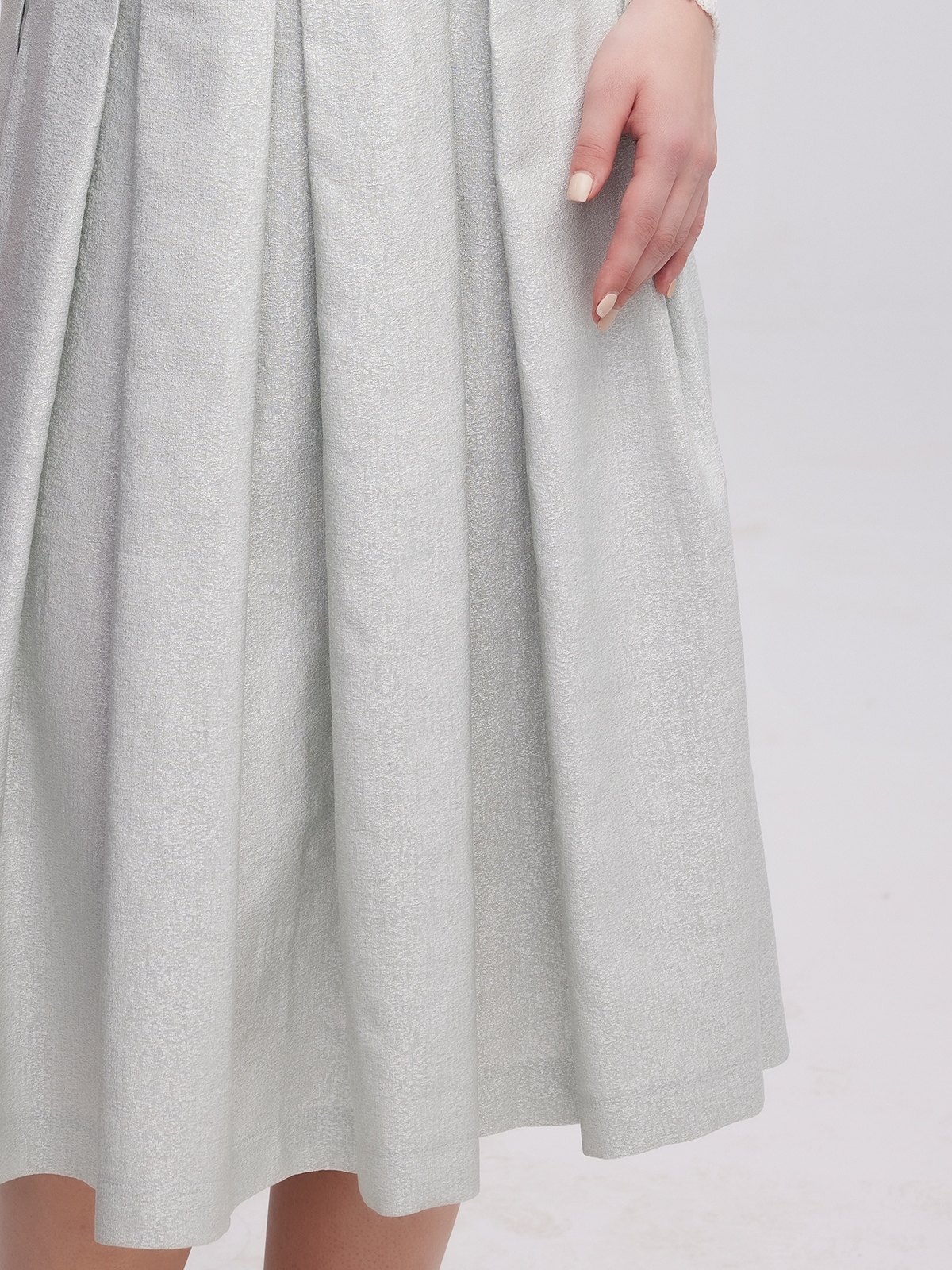 Dirndlbluse mit Herzausschnitt in Grün